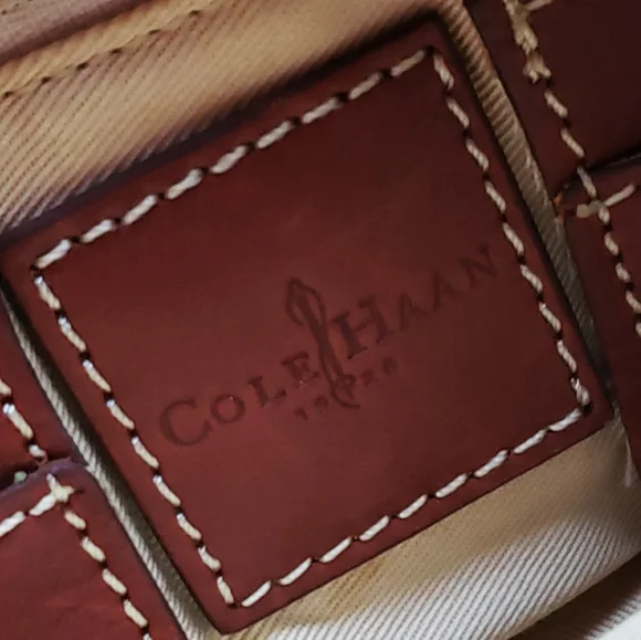 COLE HAAN Mini Handbag Purse Leather Trim - GVC - Picture 8 of 15